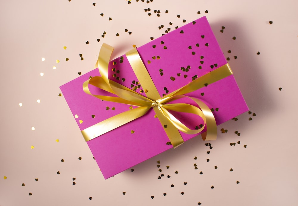 Luxury Ribbon-Tied Gift Coffret with Gold Seal